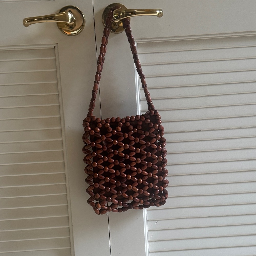 Vintage Boho Beaded Handbag